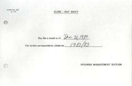 Transportation, Water and Telecommunications Department - PTWT - United Nations Development Program [UNDP] - Cooperative Program