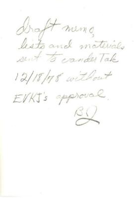 Urban Poverty Program - General - 1977 - October / December