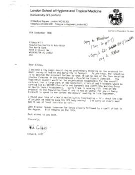 Demographic and Health Survey [DHS] - Health Components