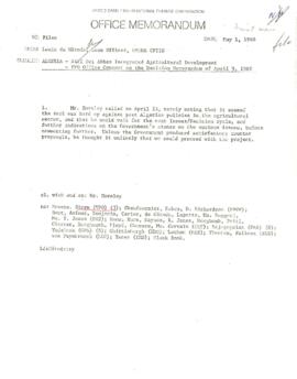 Algeria - Sidi Bel Abbes Integrated Agricultural Development Project - Loan Committee Project File