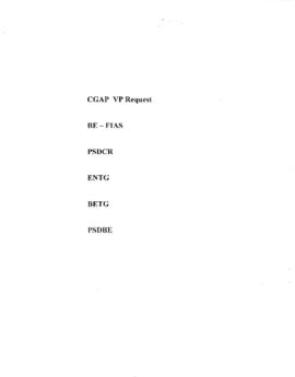 PSDBE, PSDCR - Business Plan/Work Program - Work Program, Disputes, TRS Adjustments - New Staff Info. and HRS Reminder - Fiscal Year 2000