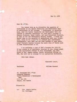 William Diamond Chronological files - IFC, South Asia and EDI - 1978-01 - 1978-05