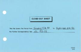 Industry and Energy Department [IEN] - PD - Conferences and Workshops - General - 1993 Correspondence - Volume 1