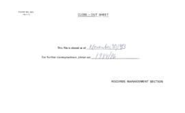 UNDP - INT/83/003 - Promotion and Support for Women's Participation in the International Drinking Water Supply and Sanitation Decade [IDWSSD] - 1981 / 1983 Correspondence - Volume 1