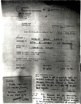 Advisory Committee [for Study of International Fisheries Research] - Correspondence