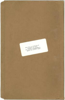 World Health Organization Cooperative Programme - Liaison File