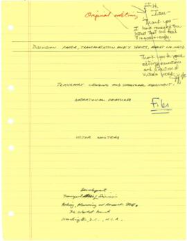 Transportation Department General - General