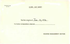 Bank Administration and Policy : International Labor Organization [ILO] - 1975 / 1977 Correspondence - Volume 1