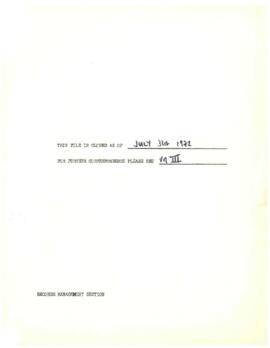 World Health Organization [WHO] - Liaison File - Volume 02