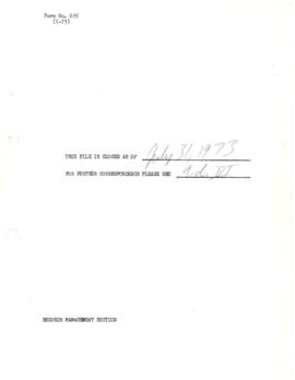 World Health Organization [WHO] - Liaison File - Volume 05