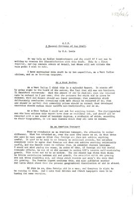 Miscellaneous Papers - Staff 1