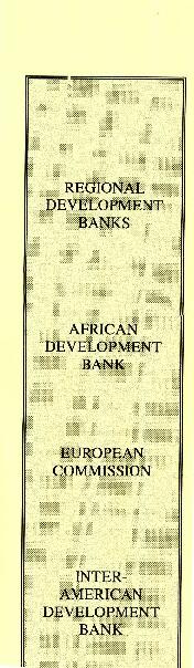 Regional Development Banks - African Development Bank - European Commission - Inter-American Development Bank - Water and Sanitation - Documents and Correspondence