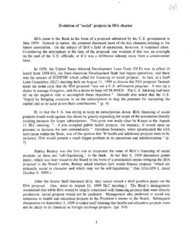 Brookings World Bank History Project Team Files - Research File - International Development Association [IDA] - Volume 2