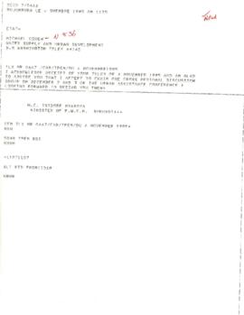 East Africa - Urban Assistance Conference Files