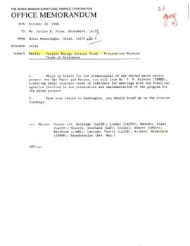 Brazil - General - Project Management Records - Correspondence