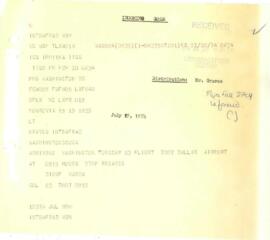 CGIAR - G-11 - West Africa Rice Development Association (WARDA) - Correspondence 72/74-01