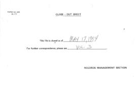 UNDP/INT/81/026 - Rural Water Supply Handpumps Project - Fields, Trials and Technology Development Project - 1984 / 1986 Correspondence - Volume 2