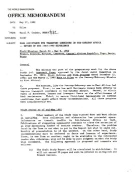 Africa Transport Corridor Study - 1v