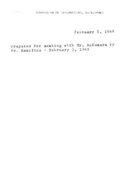 Pearson Commission - Establishment - Terms of Reference