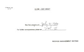 International Drinking Water Supply and Sanitation Decade - 1981 / 1983 Correspondence - Volume 1