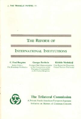 Bank Administration and Policy : Trilateral Commission - 1975 / 1977 Correspondence - Volume 1