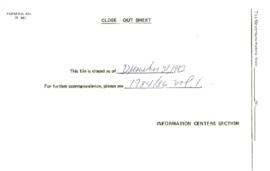 Operational Policy - Water Supply and Urban Development - PWU - General 1981 - 1983