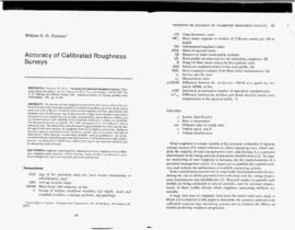 Highway Conferences and Courses - American Society for Testing and Materials [ASTM] Symposium - December 1983 - Notes, Transparencies, Correspondence