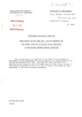 Women in Development - Organization for Economic Cooperation and Development [OECD] / Development Assistance Committee [DAC]