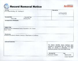 A.W. Clausen Briefing - IFC - Briefings 01