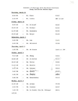 Brady Initiative Review - Correspondence - Volume 6