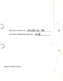 World Health Organization [WHO] - Liaison File - Volume 03