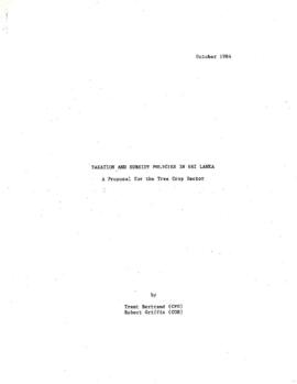 Agriculture Prices and Subsidies: Policy Papers - Policy papers