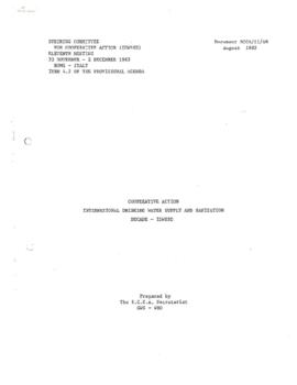 International Drinking Water Supply and Sanitation Decade - Eleventh Meeting of the Steering Committee for Cooperative Action - FAO Headquarters, Rome, 30 November - 2 December 1983 - Volume 2