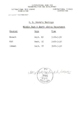 Annual Meeting briefing papers, 1967 - Middle East and North Africa - Briefing papers