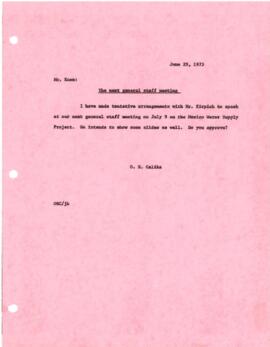 Omer Hursit Calika - Chronological Files, 1973-04 - 1973-06