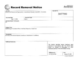 Bilateral and International Organizations - International Monetary Fund [IMF] - Documents