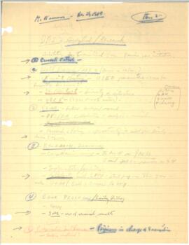 Hollis B. Chenery Papers - McNamara discussions / notebooks / memoranda - 1980 (September - December)