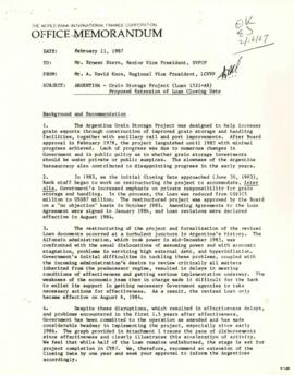 Argentina - General - Loan Committee Project File - Volume 01