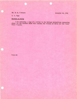 Omer Hursit Calika - Chronological Files, 1961-11 - 1961-12