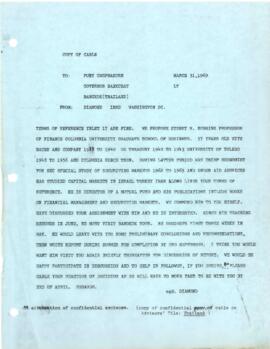 William Diamond Chronological files - IFC and South Asia - 1969-01 - 1969-03