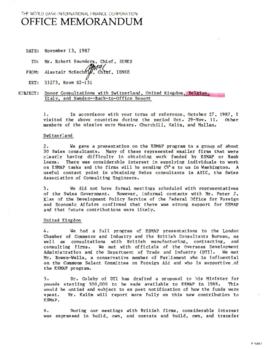 Energy Sector Management Assistance Programme [ESMAP] Donors - Belgium - Correspondence