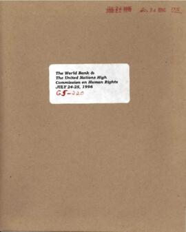 The World Bank and The United Nations High Commission on Human Rights - 1v