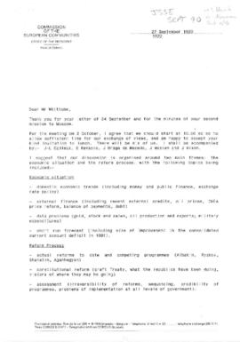 1990 Joint Study of the Soviet Economy [JSSE] - Volume 1