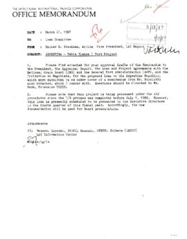 Argentina - Bahia Blanca Port Terminal Project - Loan Committee Project File