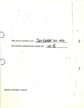 World Health Organization [WHO] - Liaison File - Volume 04