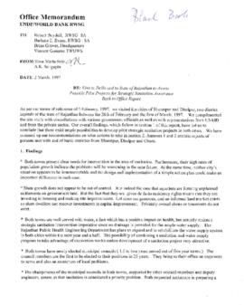 Regional Water and Sanitation Group [RWSG] - South Asia [SA] - Water and Sanitation - Correspondence and Reports