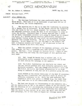 William Clark Papers - United Nations Conference on Trade and Development (UNCTAD) notes and various articles