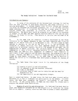 Brady Initiative Review - Correspondence - Volume 3