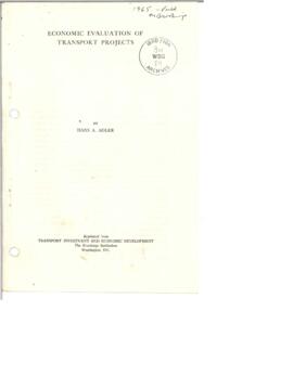 Adler, Hans A. - Articles and Speeches (1965 - 1970) - 1v