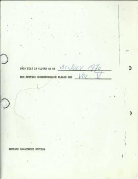 Bank Administration and Policy - Development Banks - 1969 / 1971 General - Volume 1